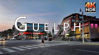 Guelph Ontario An Enchanting Blue Hour Walking Tour Of Downtown 4K HDR