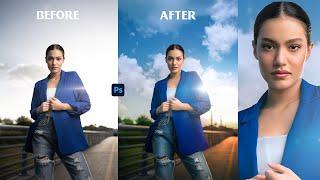 Amazing Portrait Photo Retouching Tutorial 062#  Photoshop cc 2023