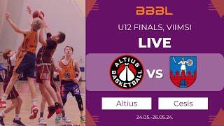 Altius 2012 vs Cēsis 2012  BBBL Boys U12 Final Stage  Challenge Cup