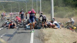 Cycling crash compilation  2020 NEW