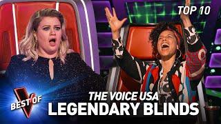 The Most ICONIC Blind Auditions of The Voice USA of All Time Pt. 1  Top 10