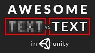 How to make CRISP TEXT in Unity