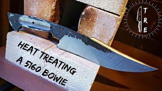 Heat Treating A Large 5160 Bowie  Shop Talk Tuesday Episode 105  Vlog