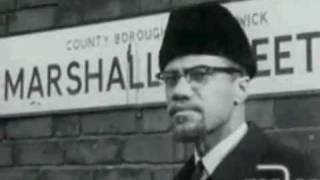 Malcolm X visits Marshall Street in Smethwick Birmingham UK