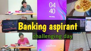 Study vlog #84banking aspirant full routine ️challenging day #bankinggoalsset #banking