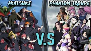 AKATSUKI V.S PHANTOM TROUPE  Naruto & HxH Tagalog Review  HxH & Naruto Tagalog Analysis