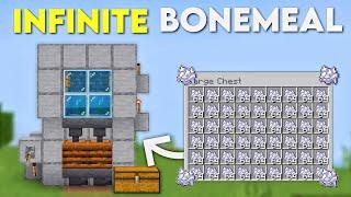 BEST 1.21+ BONEMEAL FARM In Minecraft Bedrock & PE XBOXPS4