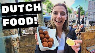  DUTCH FOOD TOUR IN HAARLEM Trying Raw Herring Bitterballen & Traditional Liquorice