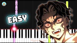 Demon Slayer Season 4 Ep 8 OST - Into the Infinity Castle - EASY Piano Tutorial & Sheet Music