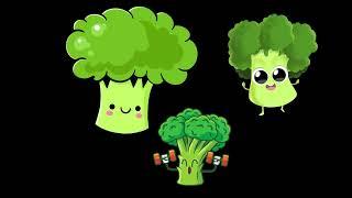 Broccoli Salad Dance Party Broccoli Dancing Funky Veggies - Fun Dance Animation with Music