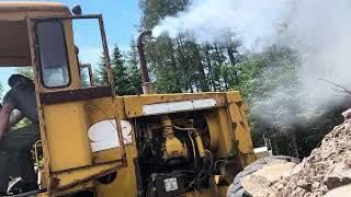 Detroit powered John Deere grader?