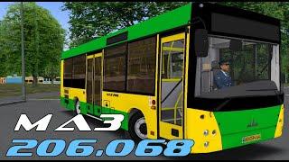 OMSI 2 мод автобус МАЗ 206.068 v1.0 Омси 2