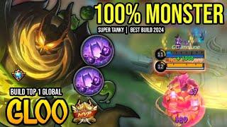 GLOO BEST BUILD 2024  BUILD TOP GLOBAL GLOO GAMEPLAY  MOBILE LEGENDS