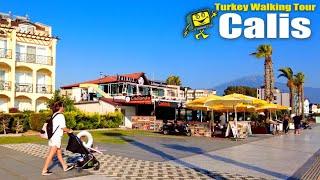 Çalış Fethiye Muğla Turkey - 4K Walking Tour - June 2024