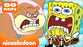 SpongeBob  Momen-Momen PALING MARAH SpongeBob   Kompilasi 90 Menit  Nickelodeon Bahasa