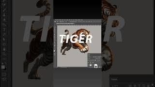 Text Effect in Photoshop #tutorial #photshop #mask #shortsfeed #shorts #editing