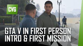 GTA V on PS4 First Person Gameplay -  Intro and First Mission - Franklin and Lamar