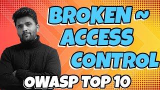 BROKEN ACCESS CONTROL  OWASP TOP 10  INFOSECTAMIL #youtubetech #techtamil