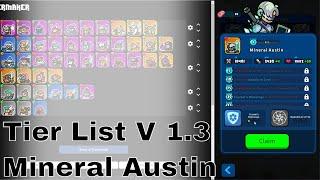 Tier List Rumble Heroes Adventure RPG Update V 1.3 Mineral Austin