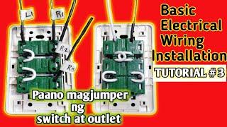 Paano magjumper ng switch at outlet  Electrical Wiring Tutorial  Tagalog