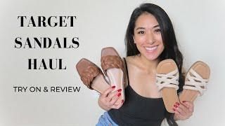 SANDAL TRY ON + REVIEW    TARGET HAUL