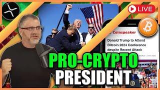 FIRST Pro-Crypto Presidential Ticket TRUMP Dodges Bitcoin Bears