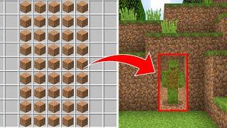 How to build a 100% INVISIBLE Door In Minecraft