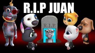 ANGELA ZOMBIE TALKING TOMR.I.P. JUAN  Talking Tom and Friends - AMONG US