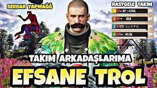 TAKIM ARKADAŞLARIMA EFSANE TROL - PUBG MOBİLE KOMİK MONTAJ