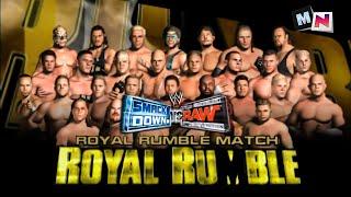 WWE SmackDown vs. Raw PS2 2004   Royal Rumble Full Match