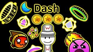 Geometry Dash - Dash - All 3 Coins  Prosper Cylvest Argenti