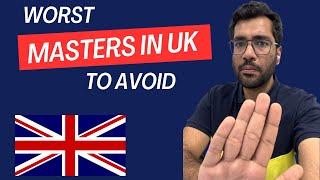 Masters Degrees to Avoid in The UK  Worst Masters Degrees in The UK