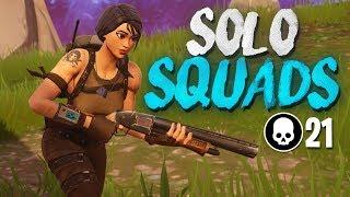 21 KILL SOLO SQUAD WIN Full Gameplay Fortnite Battle Royale