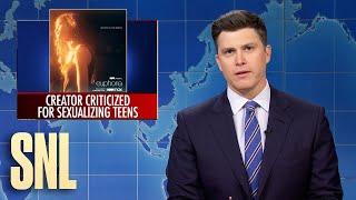 Weekend Update Euphoria Fans Criticize Creator Dunkins Shamrock Macchiato - SNL