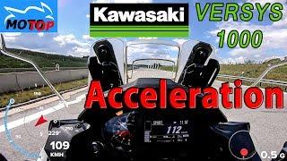 Kawasaki Versys 1000 - ACCELERATION - GPS measured