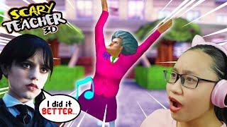 Scary Teacher 3D 2022 - Miss T Does The Wednesday Dance??? - Part 68 - Winter Gone Bad