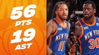 Jalen Brunson 38 PTS & Julius Randle 18 PTS Combine for 56 PTS In Knicks W  January 20 2024