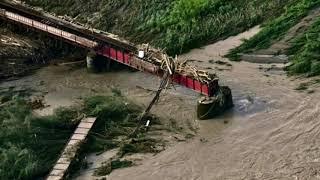 Kumamoto Japan、Flashflood hitoyoshi.