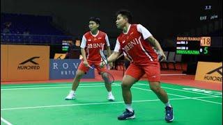 LIVE BAMTC 2023   Indonesia vs Korea  Apriyani RAHAYU Siti Fadia Silva RAMADHANTI vs BAEK LEE