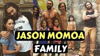 Actor Jason Mamoa Family Photos With Wife Lisa Bonet Son and Children