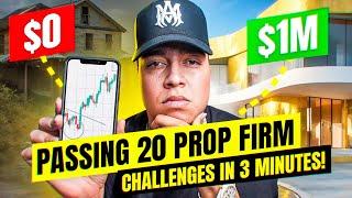 Passing 20 PROP FIRM CHALLENGES in 3 MINUTES  $0 - $1 Million EP 5