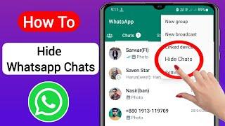 How To Hide Whatsapp Chats 2023  How To Hide Your Whatsapp Chat