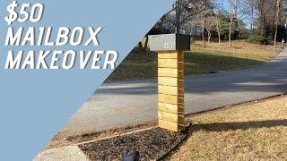 $50 DIY Mailbox Makeover