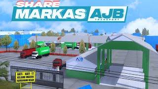 SHARE MARKAS AJB TRANSPORT  MOD MARKAS BUSSID