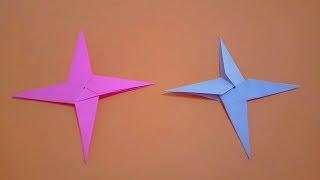 Cara Buat Origami SHURIKEN NARUTO ver 9 Bintang 4