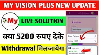 my vision plus mkt pvt ltd  my vision plus activision problem l my vision plus withdrawal problem