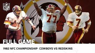 Cowboys vs. Redskins 1982 NFC Championship  NFL Full Game