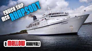 Cruise Ship MSC Rhapsody arrival IJmuiden