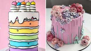 Top 200 Amazing Birthday Cake Decorating Idea  Oddly Satisfying Cake Decorating Compilation