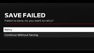 Fix F1 23 Error Save Failed Failed To Save Do You Want Retry On PC